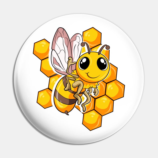 Cute bee design Pin by LIFUA