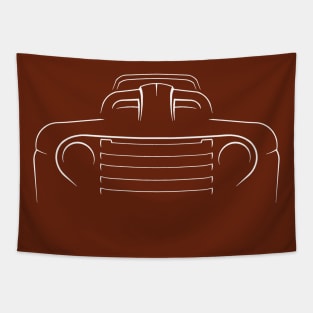 Ford F-1 Pickup - front stencil, white Tapestry