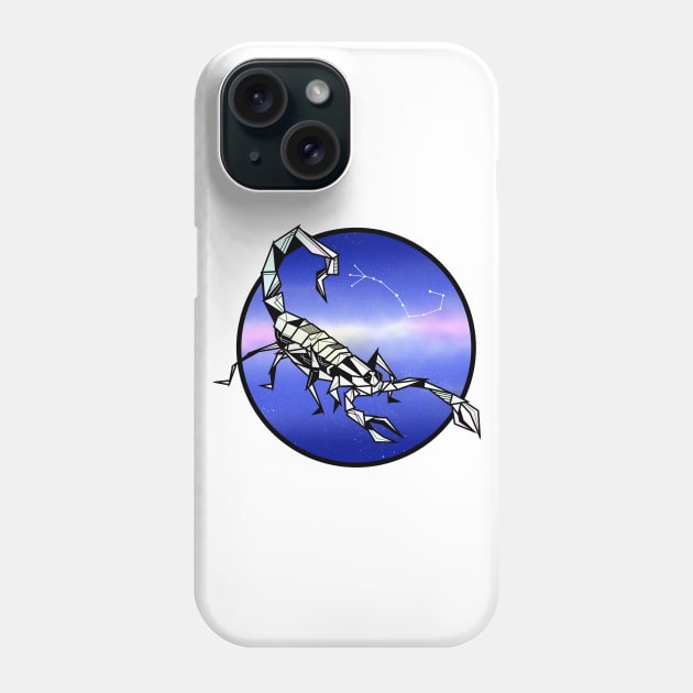 Scorpio star sign Phone Case by mailboxdisco