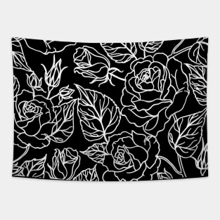 Flower rose design style Tapestry