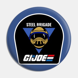 G.I. Joe Gold Head Steel Brigade (Double-Sided) Pin