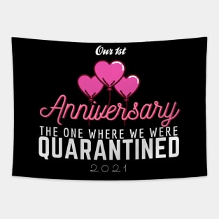 1st Anniversary Quarantine 2021 Tapestry