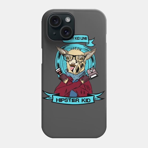 Hipster Kid Phone Case by zenmode