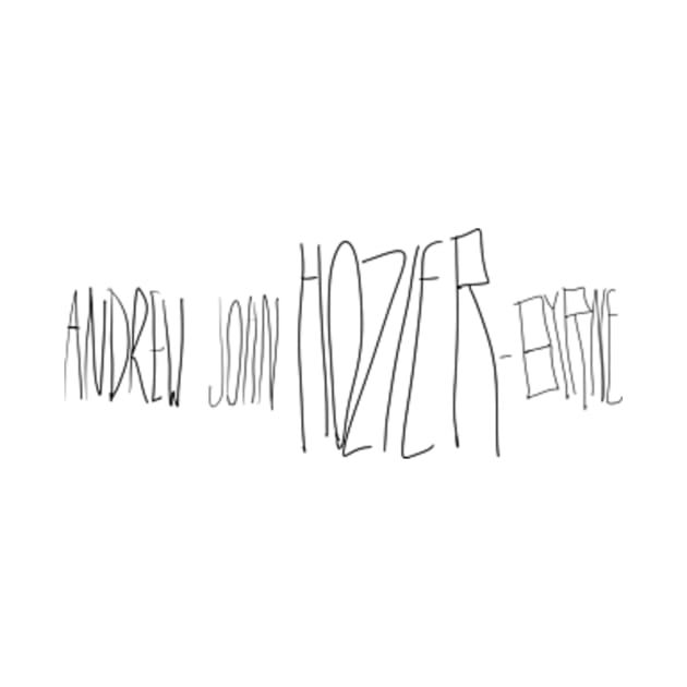 Hozier logo style full name (black type) by kimstheworst