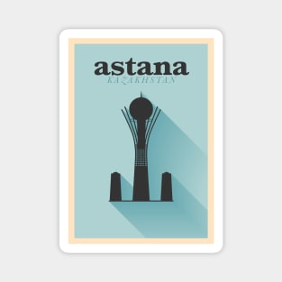 Astana city poster Magnet