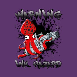 Squid Hunters Ink Hazard O-Negative T-Shirt