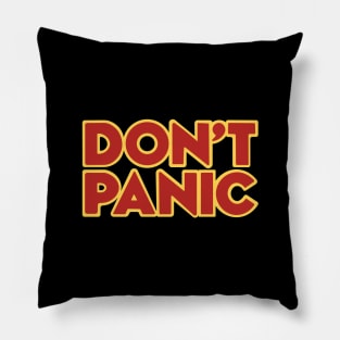 Hitchhiker Galaxy Don't Panic Pillow