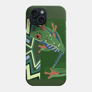 Green Tree Frog Phone Case