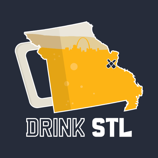 Drink STL - St. Louis Beer Shirt by BentonParkPrints