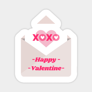 Happy Valentine XOXO Magnet