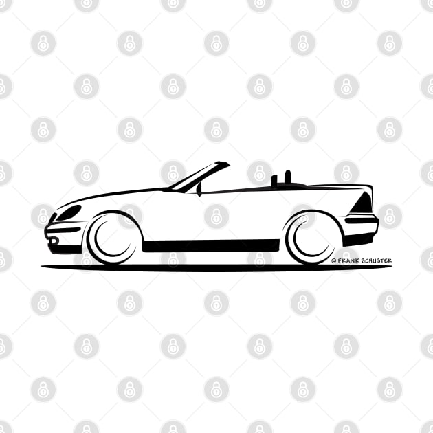 Mercedes Benz SLK R170 White by PauHanaDesign