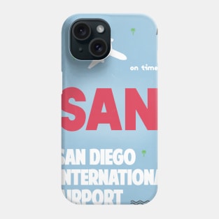 SAN SAN DIEGO airport 3 Phone Case