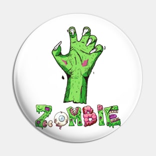 Zombie Hand Pin