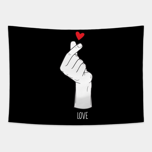 The Symbol of Love Tapestry by Tee Tow Argh 