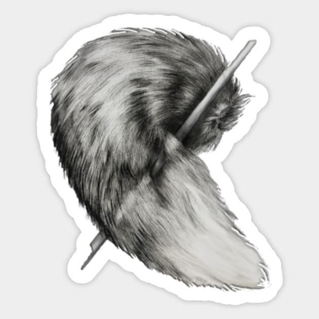 Fox Tail Tail Sticker Teepublic