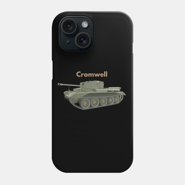 Cromwell WW2 British Tank Phone Case by NorseTech