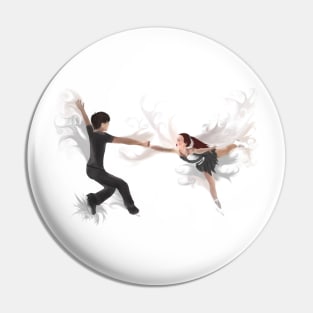 Skating Pair Pin