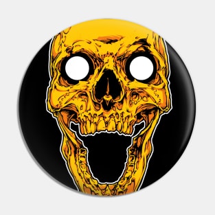 Skull Face 2 Pin