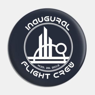 Inaugural Flight Crew, East - White Pin