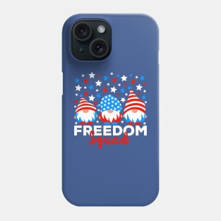 Freedom Squad Red White & Blue Gnomes Phone Case