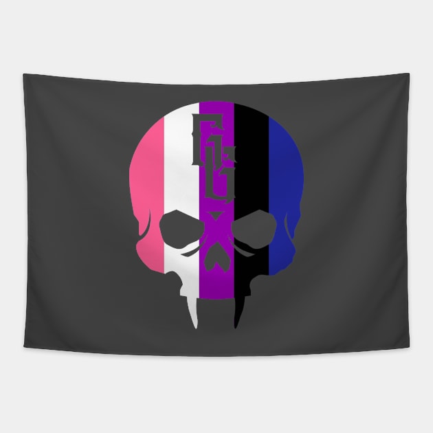 Genderfluid Pride Gehenna Tapestry by highcouncil@gehennagaming.com