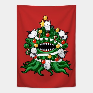 Bad Xmas tree Tapestry