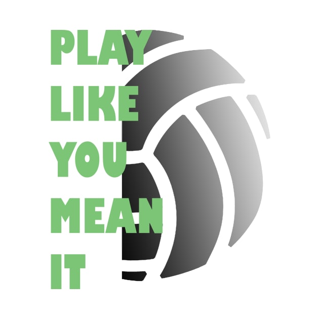 Funny Volleyball Design by patient whirl