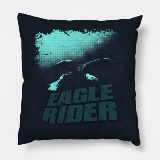 eagles rider vintage retro 80s look Pillow