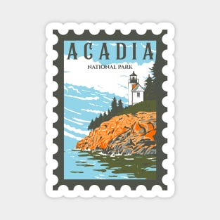 Acadia National Park Stamp Magnet