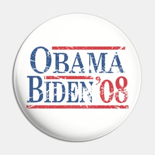 Vintage Barack Obama Joe Biden 2008 Pin