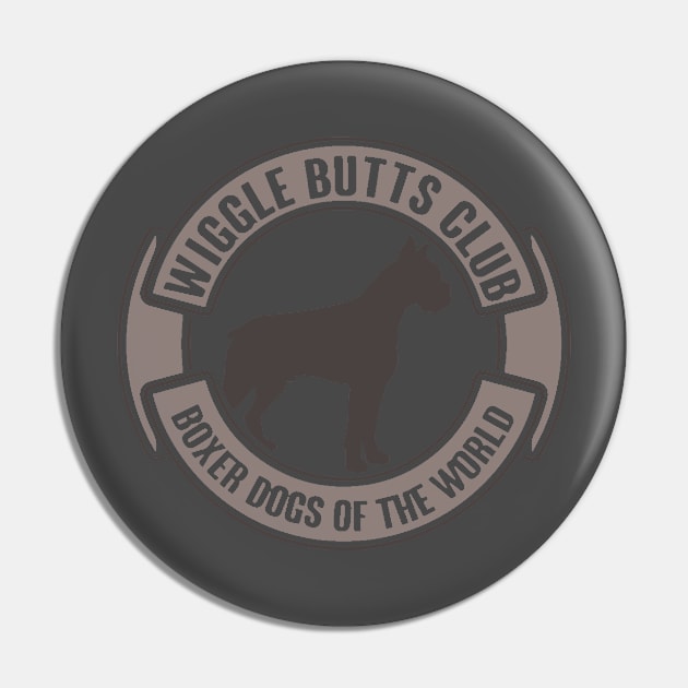 Wiggle Butts Club Boxer Dogs Of The World Funny Dog Pin by nikkidawn74