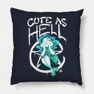 Cute as Hell - Light Pillow