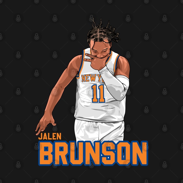 JALEN BRUNSON by origin illustrations