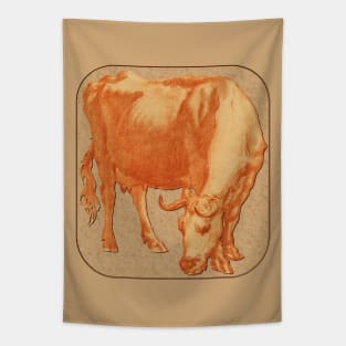 A Cow Grazing Tapestry