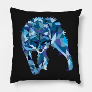 Ice Wolf Pillow