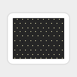 Yellow Polka Dots Gray #minimal #design #kirovair #buyart Magnet