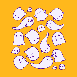 Many halloween ghosts T-Shirt