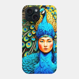 Oriental boy: the Peacock of celestial legends Phone Case