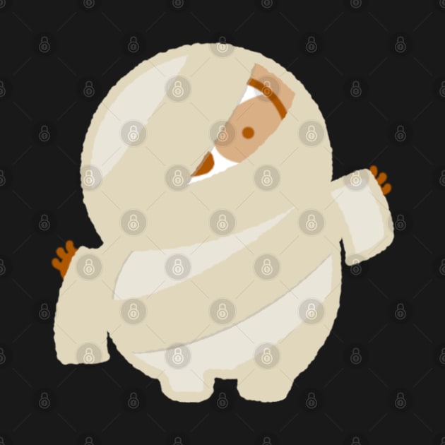 Cute Halloween Mummy Sloth by theslothinme