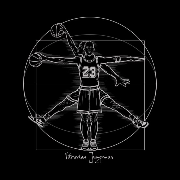 VItruvian Jumpman Negative by Samiel