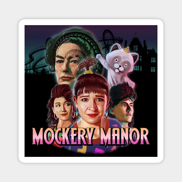 Mockery Manor Podcast Image Magnet by Long Cat Media