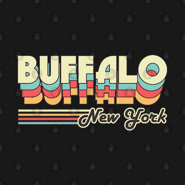 Buffalo town retro by SerenityByAlex