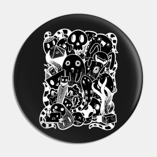 Little Doodle Monsters #1(inverted) Pin