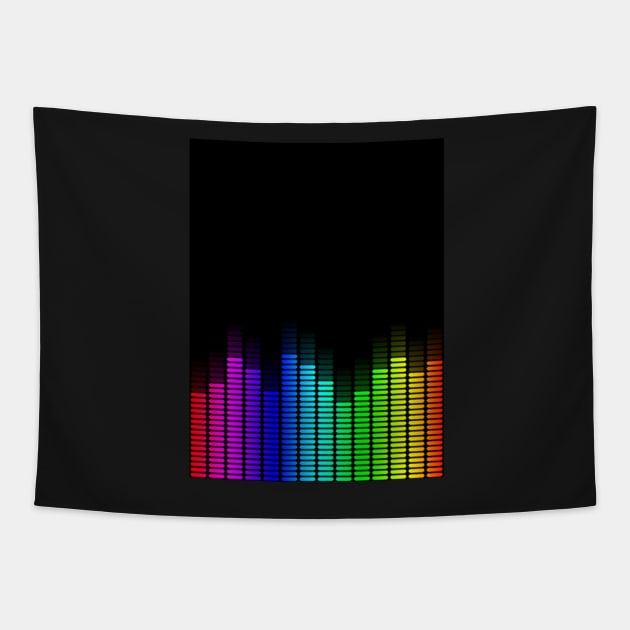 rainbow equalizer Tapestry by poupoune