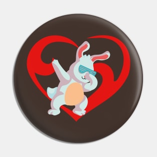 dab it rabbit Pin