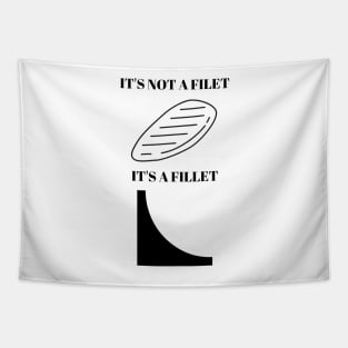 it's not a filet it's a fillet Tapestry