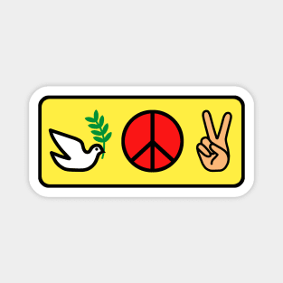 Peace! Magnet