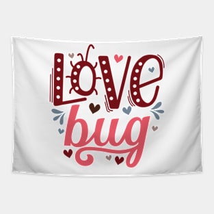 Love Bug Valentine's Day Kids Tapestry