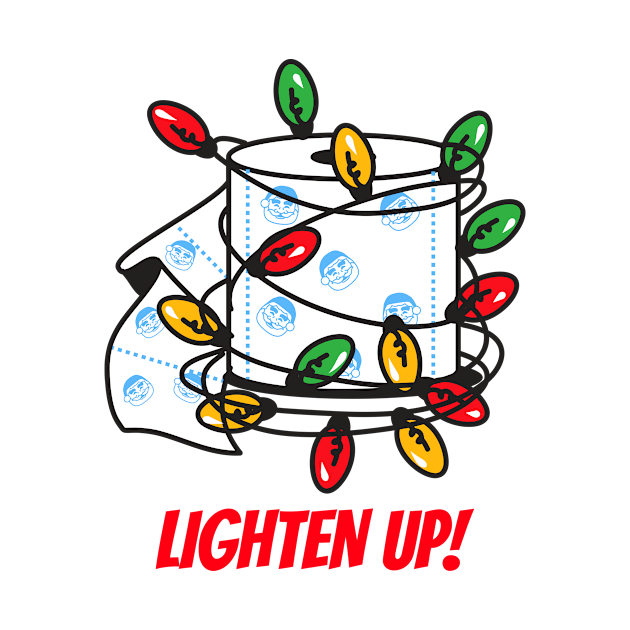 Lighten Up Toilet Paper, Christmas Gift by EquilibriumArt