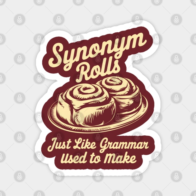 Synonym Rolls Magnet by Juna's Store